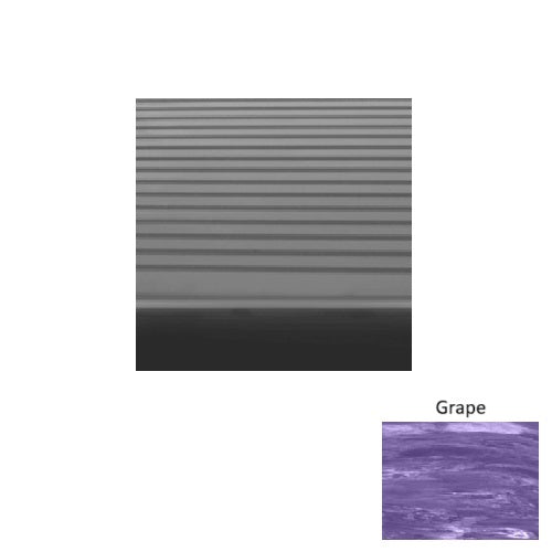 Roppe Grape Ribbed Rubber 1