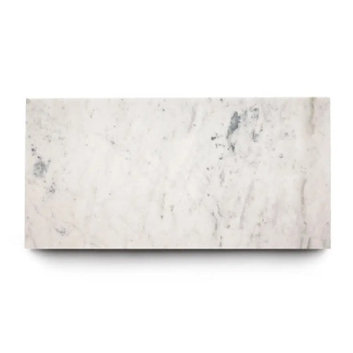Full Tile Sample - Marble Carrara Marble Tile - 12" x 24" x 3/8" Honed