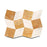 Full Tile Sample - Marble Lombardy in Carrara & Gaillo Reale Marble Pattern - Various Sizes x 3/8" Honed