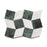 Full Tile Sample - Marble Lombardy in Carrara & Verde Alpi Marble Pattern - Various Sizes x 3/8" Honed