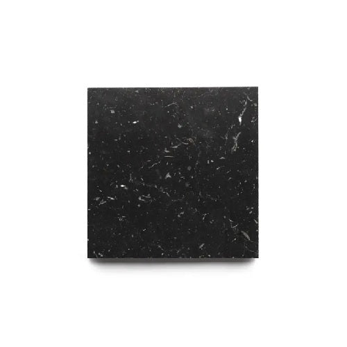 Full Tile Sample - Marble Nero Marquina Marble Tile - 6" x 6" x 3/8" Honed