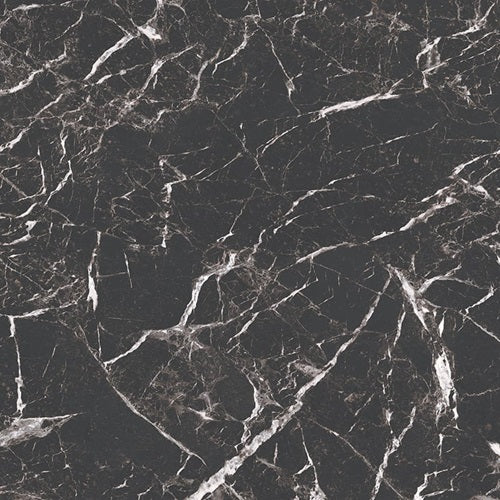 Full Tile Sample - Marbles Marmo Nero Porcelain Tile - 24" x 24" x 8 MM Polished