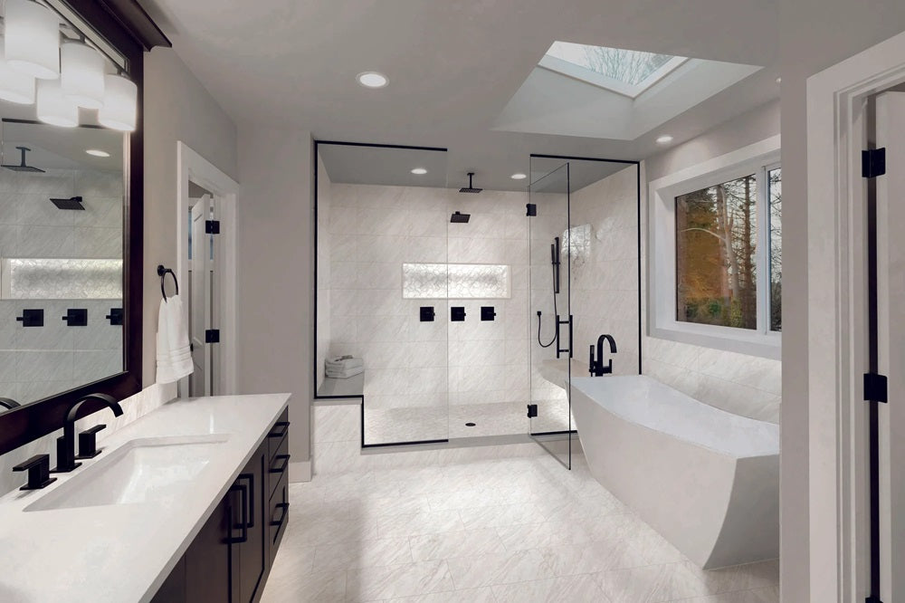 Marbles Volakas Silk Porcelain Tile - Matte