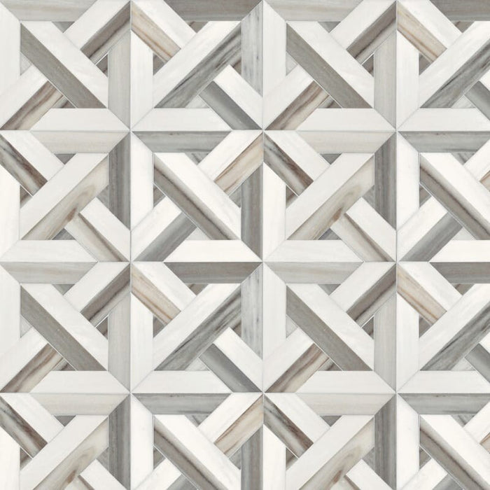Marmara Multi Finish Marble Tile - 9" x 9" x 3/8"