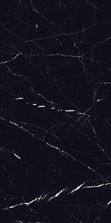 Marquina Nero Porcelain Black Tile High Gloss 1