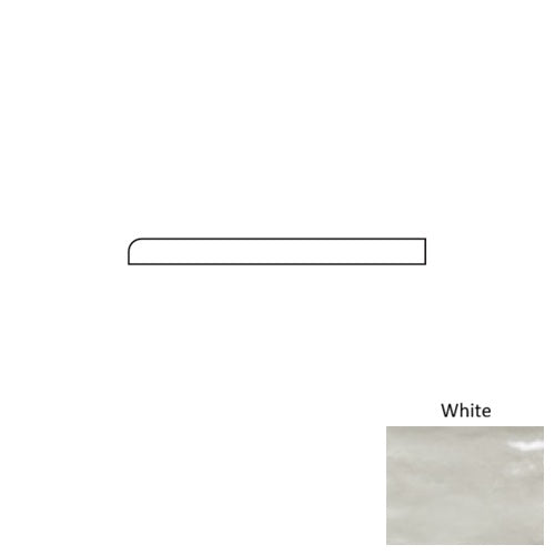 Marrakech Porcelain White RNDMARR Quarter Round Glossy 1