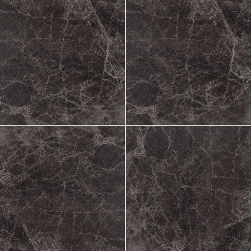 Marron Emperador Marble Tile - 12" x 24" Polished