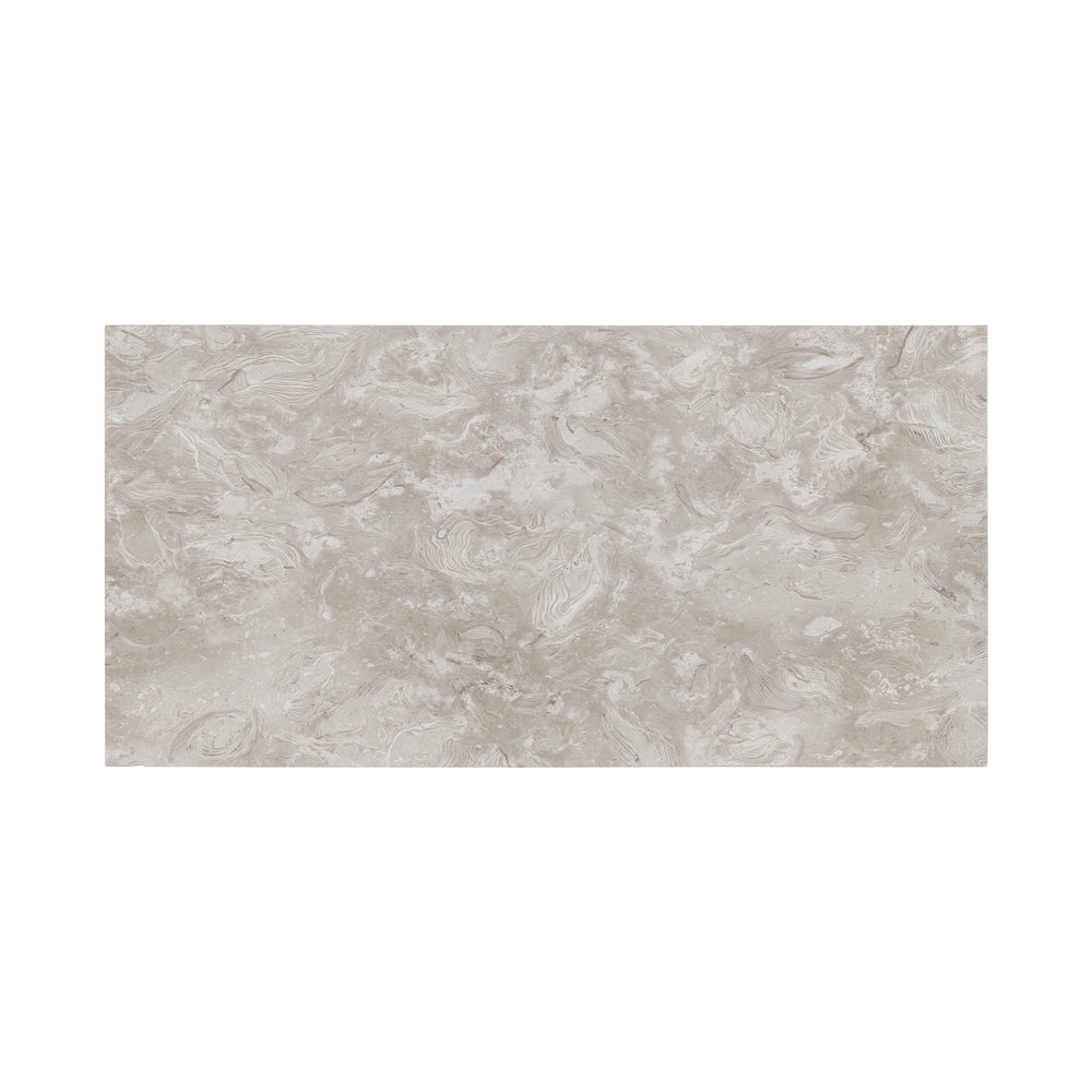 Full Tile Sample - Mediterranean Rustic Fossil Limestone Tile - 12" x 24" x 5/8" Brushed