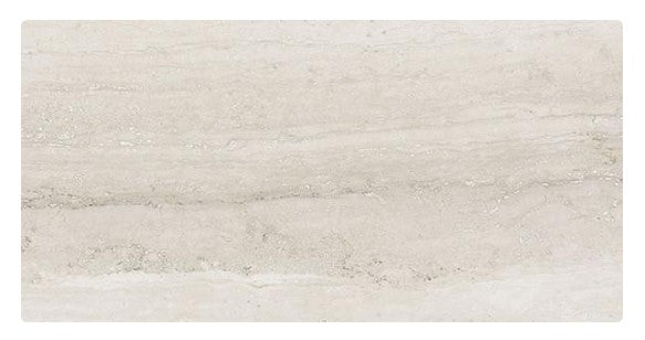 Full Tile Sample - Memento Travertino Porcelain Tile - 24" x 48" x 1/3" Polished