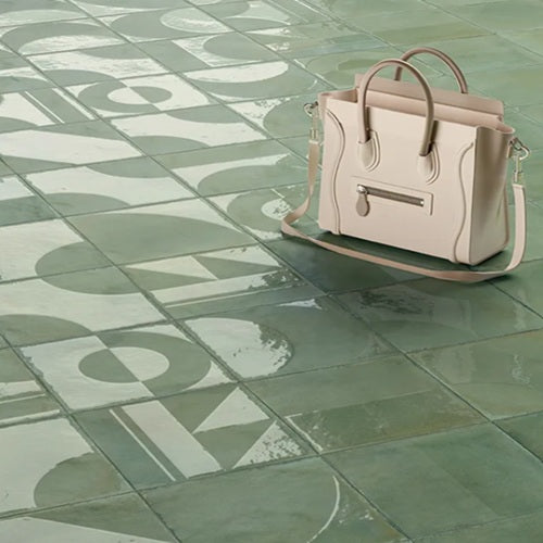 Beatnik Porcelain Forme Deco Tile Glossy & Matte 2