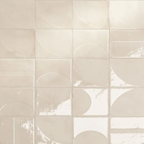 Beatnik Porcelain Sagome Deco Tile Glossy & Matte 2