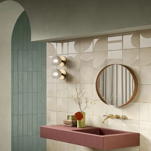 Beatnik Porcelain Sagome Deco Tile Glossy & Matte 4