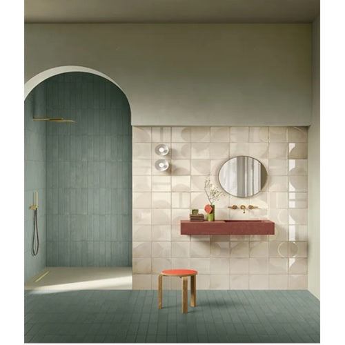 Beatnik Porcelain Tea Brick Tile Matte 3
