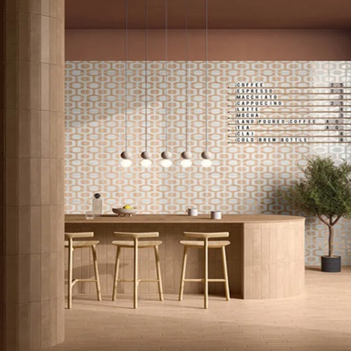 Beatnik Porcelain Terra Brick Tile Matte 2