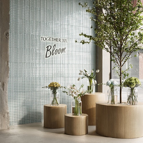 Bermuda Ceramic Sky Tile Crackled 3