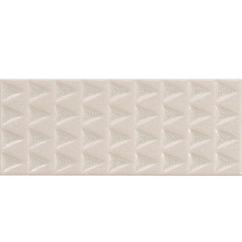 Bermuda Ceramic White Tile Crackled 1