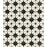 Celestial Porcelain Black Compass Tile Matte 2