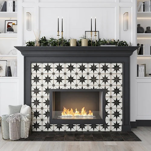 Celestial Porcelain Black Tile Matte 3