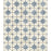 Celestial Porcelain Blue Compass Tile Matte 2