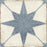 Celestial Porcelain Blue Compass Tile Matte 1
