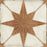 Celestial Porcelain Terracotta Compass Tile Matte 1