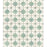 Celestial Porcelain Turquoise Compass Tile Matte 2