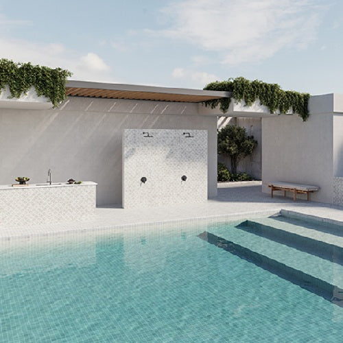 Giove Porcelain Ring Beige Mosaic Matte 2