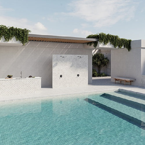 Giove Porcelain Ring Cloud Mosaic Matte 2