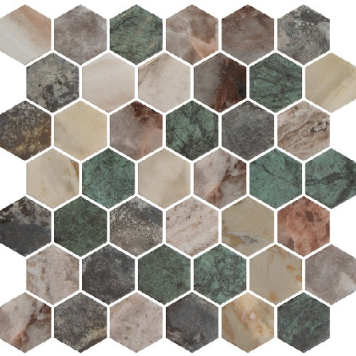 Giove Porcelain Atmos Swirl Mosaic Glossy & Matte 1