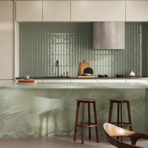 Imperial Jade Crosscut  Porcelain Tile - Honed