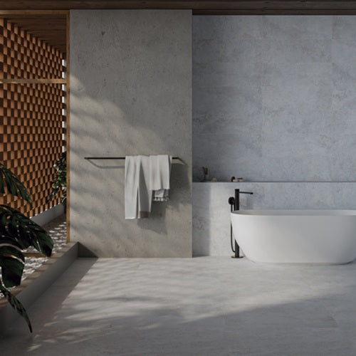 Impressions Ethereal White Porcelain Tile - Matte