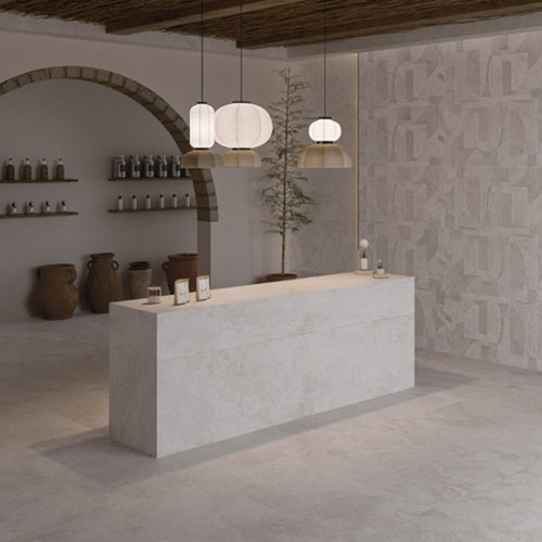 Impressions Ethereal White Porcelain Tile - Matte