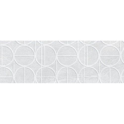 Impressions Tunisian White Deco Ceramic Tile - Matte