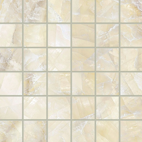 Lucent Porcelain Ivory  Mosaic Lappato 1