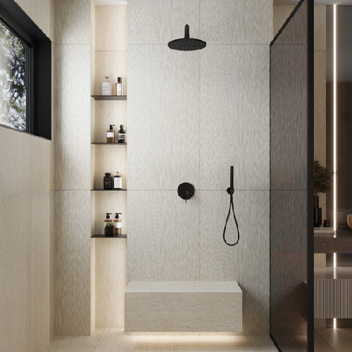 Monolith Porcelain Beige Deco Tile Matte 3