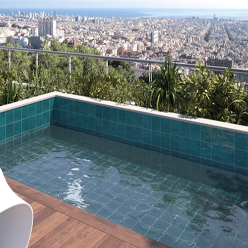 Splash Porcelain Glacier Tile Glossy 3