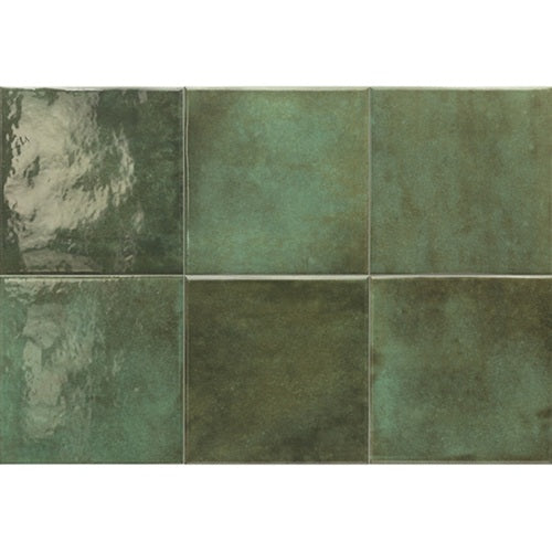 Splash Porcelain Green Tile Glossy 2