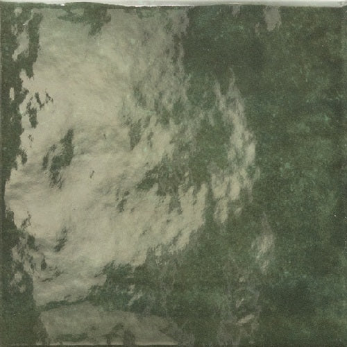 Splash Porcelain Green Tile Glossy 1