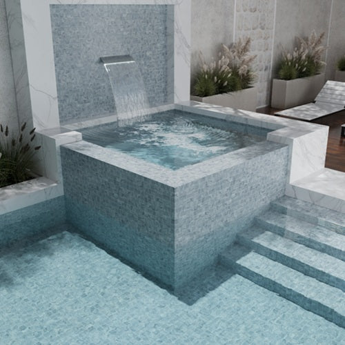 Velanza Porcelain Blue Mosaic Matte 2