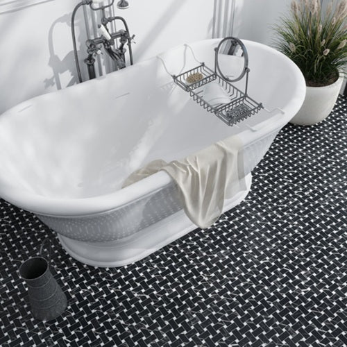 Velanza Porcelain Nero Mosaic Matte 2