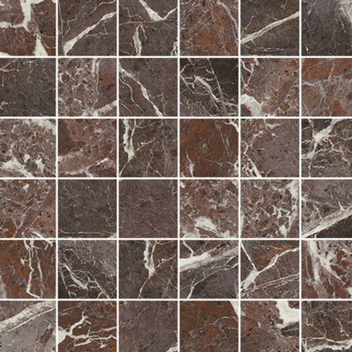 Velanza Porcelain Rosso Mosaic Matte 1