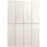 Duetto White Porcelain Tile - Glossy