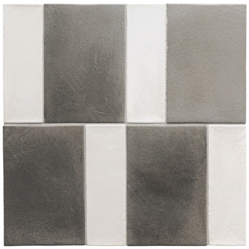 Duetto White Porcelain Tile - Glossy