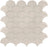 Full Sheet Sample - Aquatica Element Mist Scallop Glass Mosaic - 11.75" x 11.75" Glossy
