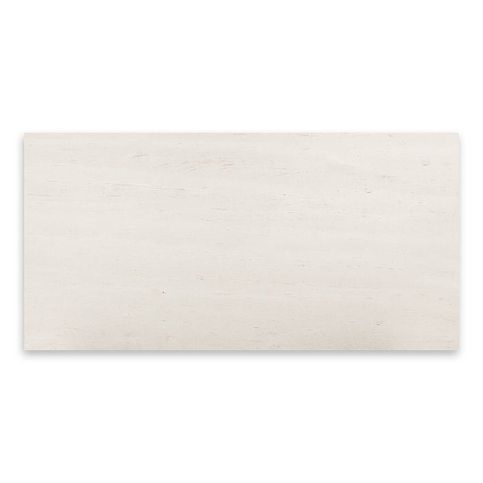 Full Tile Sample - Mocha Creme Limestone Tile - 12" x 24" x 1/2" Brushed