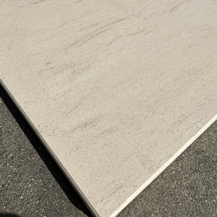 Mocha Creme Honed Limestone Tile - 18" x 18" x 1/2"