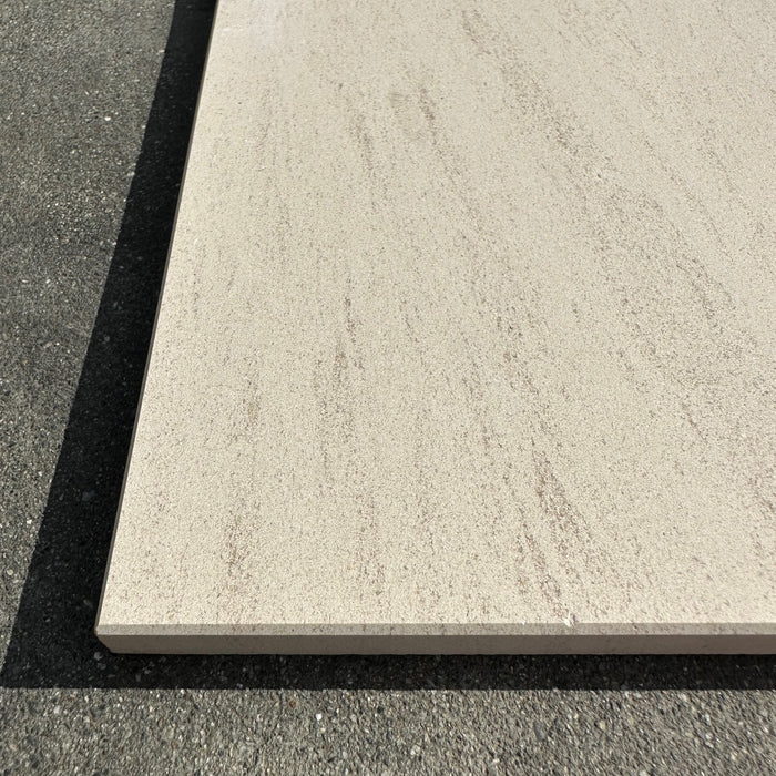 Honed Mocha Creme Limestone Tile - 18" x 18" x 1/2"