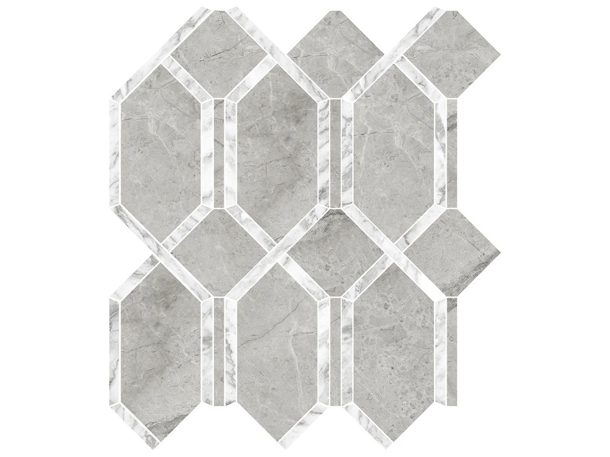 Adonis Paradiso Argento Porcelain Mosaic - Modella