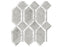 Adonis Paradiso Argento Porcelain Mosaic - Modella