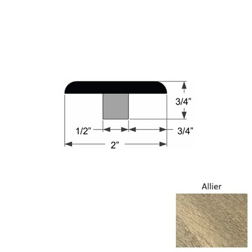 Domaine Wood Allier Flat T Molding Urethane 1